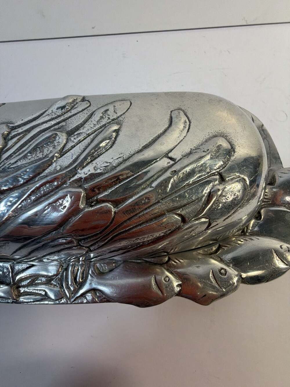 Vintage HR Hand-Crafted Metal Nautical Fish and Starfish Butter Dish - Picture 4 of 7